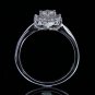 0.45 Carat Natural Round Cut Claw Genuine Diamond Engagement Ring 14k White Gold