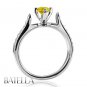 Estate 0.66 Ct Natural Fancy Yellow Genuine Round Diamond Engagement Ring 18k