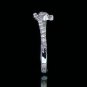 0.35 Carat Natural VS-SI Round Genuine Diamonds Engagement Ring 18k White Gold