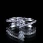 0.35 Carat Natural VS-SI Round Genuine Diamonds Engagement Ring 18k White Gold