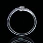 0.35 Carat Natural VS-SI Round Genuine Diamonds Engagement Ring 14k White Gold