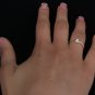 0.35 Carat Natural VS-SI Round Genuine Diamonds Engagement Ring 18k Yellow Gold