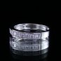 0.25 Carat Natural SI Round Cut Genuine Diamonds Engagement Ring 18k White Gold