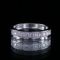 0.25 Carat Natural SI Round Cut Genuine Diamonds Engagement Ring 18k White Gold