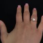 0.30 Carat E-F SI Natural Genuine Round Diamonds Engagement Ring 18k Yellow Gold