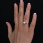 0.30 Carat E-F SI Natural Genuine Round Diamonds Engagement Ring 18k Yellow Gold