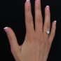 0.30 Carat E-F SI Natural Genuine Round Diamonds Engagement Ring 18k Yellow Gold