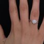 0.30 Carat E-F SI Natural Round Cut Genuine Diamonds Engagement Ring 14k Gold