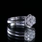 0.30 Ct E-F VS-SI Natural Round Cut Genuine Diamonds Engagement Ring 14k Gold