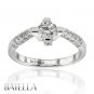 Estate 0.69 Ct Natural Round Brilliant Cut Genuine Diamond Engagement Ring 18k