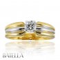 Estate 0.44 Carat VVS2 Genuine Round Diamond Solitaire Engagement Ring 18k