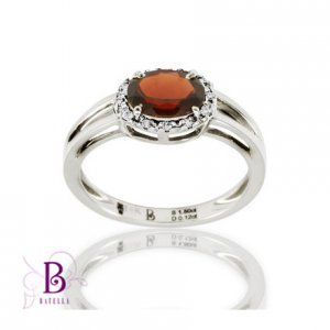 Estate 1.62 Ct Natural Red Garnet Oval Cut Vintage Round Diamonds Ring 14K Gold