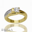 Estate 0.40 Ct Natural Round Solitaire Genuine Diamond Engagement Ring 18k Solid