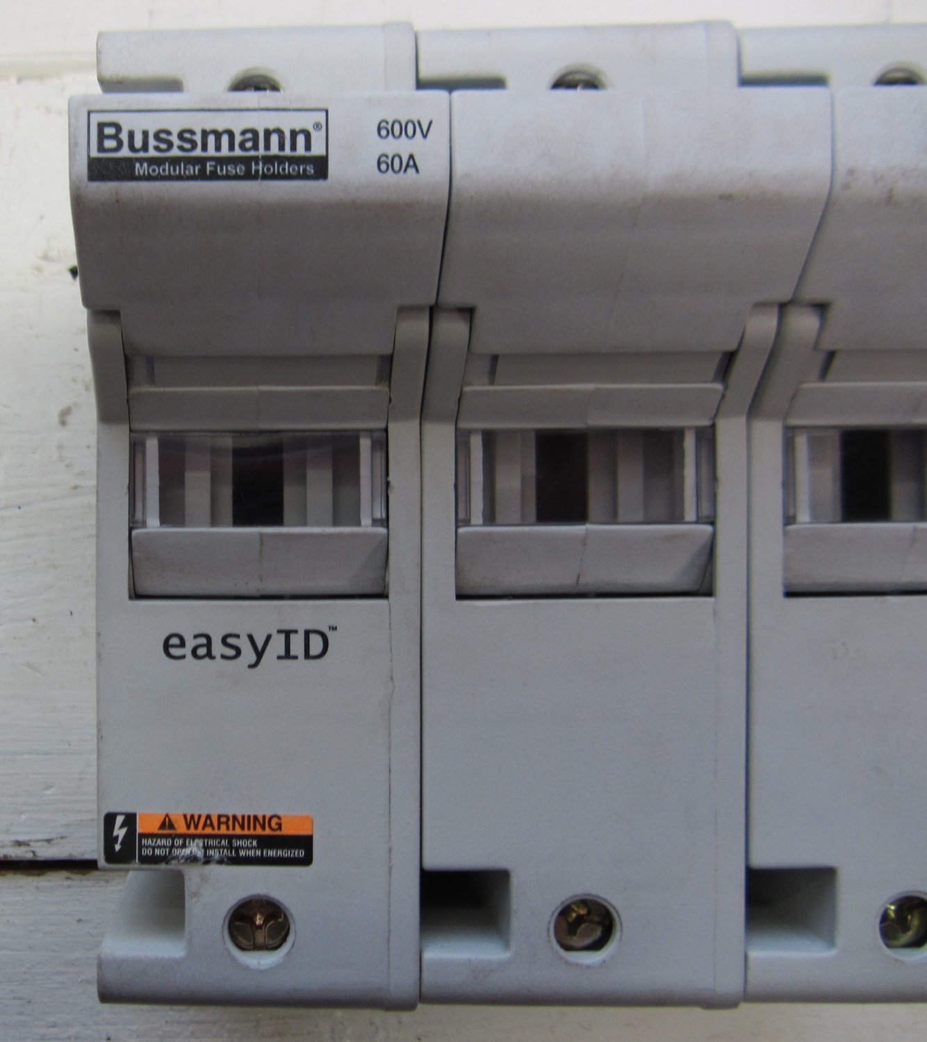 Cooper Bussmann CH60J3 Easy ID 3 Pole 60 Amp 600 VAC Class J Fuse