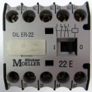 Moeller DILER-22 4 Pole 120 VAC Coil 2 NO 2 NC Relay 600 VAC 10 Amp DILER22