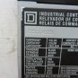 Square D 8501X020 Type X Relay Ser. A Industrial Control Relay 8501 8 N.C. / N.F - 12 TOT.