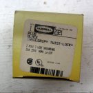 Hubbell HBL2321 Plug Black Insulgrip Twist-Lock 20 Amp 250 V 2 Pole 3 Wire Grounding 2321
