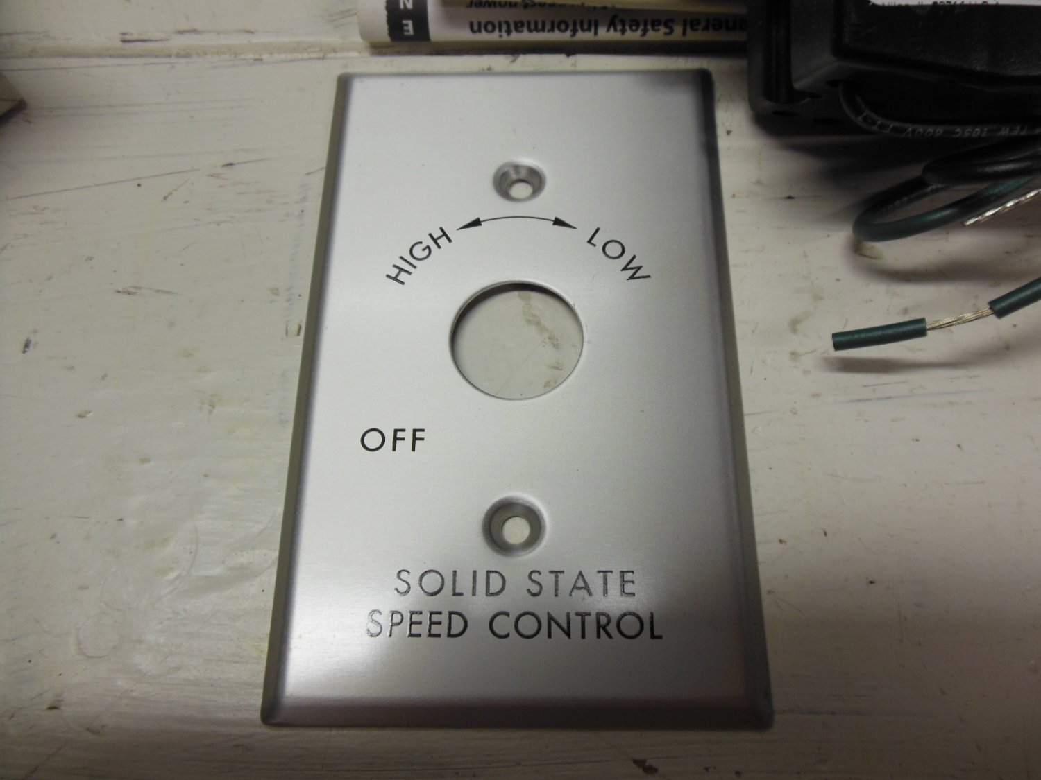 Dayton Grainger 4C928 Adjustable Solid State Speed Control 120 VAC 3