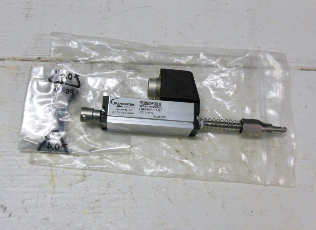 Transducers Direct TD592M255 25 mm 5 pin Connector Linear Transducer