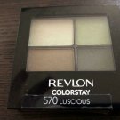Revlon ColorStay 16 Hr Eye Shadow Quad ~ LUSCIOUS #570 ~ NEW IN BOX