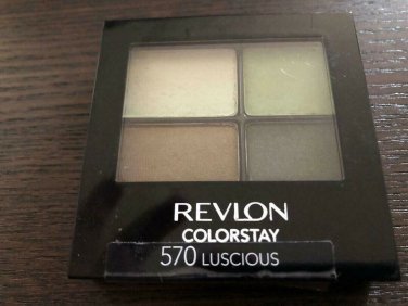 Revlon ColorStay 16 Hr Eye Shadow Quad ~ LUSCIOUS #570 ~ NEW IN BOX
