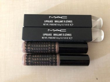 2 X MAC LIPGLASS ~ TAUPE NOTCH ~ NEW IN BOX
