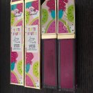 2 X TOO FACED TUTTI FRUTTI JUICY FRUITS COMFORT LIP GLAZE ~ FRUIT PUNCH ~