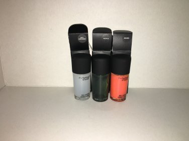 MAC COSMETICS NAIL LACQUER Matte OVERLACQUER, Unzipped, Morange NIB