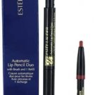 Estee Lauder Automatic Lip Pencil Duo with Brush and 1 Refill ~ CAFE ROSE ~