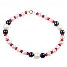 Ruby and Pearl Bracelet