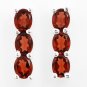Silver Garnet Earrings