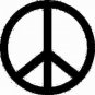 Peace Symbol vinyl decal customize