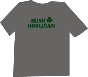 Irish Hooligan Funny  T-Shirt NEW
