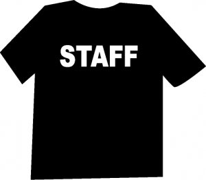 STAFF Funny  T-Shirt NEW