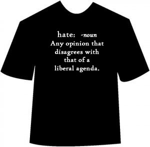 Funny Definition of Hate T-shirt