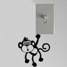 Hypnotic Monkey Light Switch Wall Art Vinyl Decal