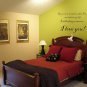 I Love You! Quote Wall Art Vinyl Decal