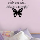 Butterfly's Change Wall Art Vinyl Decal