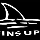 Fins Up Shark Jimmy Buffett Car Vinyl Decal