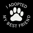 I Adopted My Best Friend T-shirt