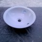 Xylem Round Semi-Recessed White Vessel Sink CSR169RD