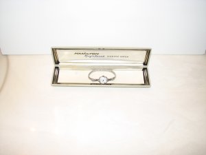 Antique HAMILTON Platinum Diamond Watch