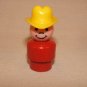 Wood Bodied Red Cowboy/Farmer