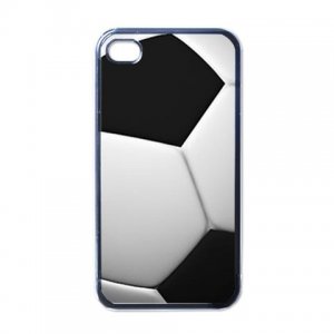 Soccer Ball Apple iPhone 4 Case (Black)