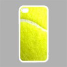 Tenis Ball Apple iPhone 4 Case (White)