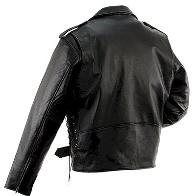 Hawg Hides Solid Leather Motorcycle Jacket