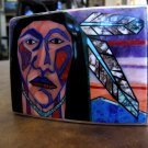 Navajo Inlay Beltbuckle - Bryan Yellowhorse