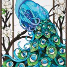 Art Panel Peacock 17.5" x 37.5"