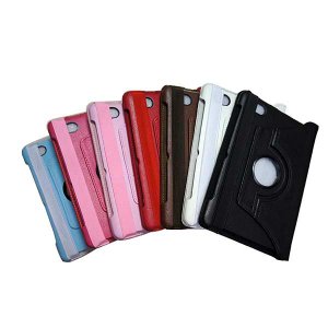 High Quality 360 Rotating PU Leather Stand Case for Samsung Galaxy Tab 7.7 P6800