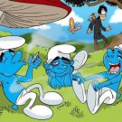 T-shirt with print Smurfs